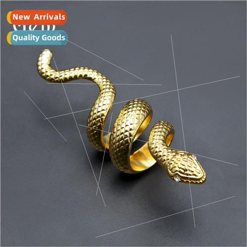 Men Women  Snake Alloy Ring Hip Hop Punk Ring Jewelry