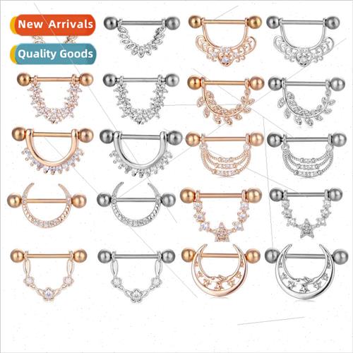 Europe Piercing Products pple Jewelry Zirconia pple Ring ppl