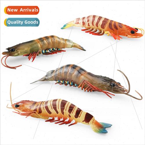 model aquatic tiger shrimp spot prawns underwater creatures