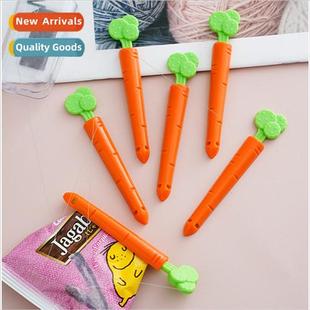 sealing clip bamboo Creative snacks food cartoon seal carrot