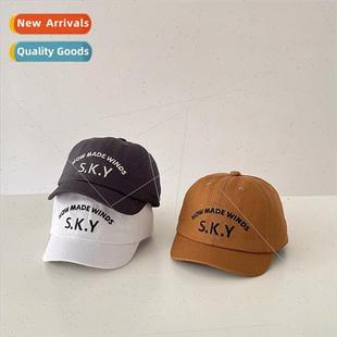 men ton spring duck Korean girls cap baseball fall hat Baby