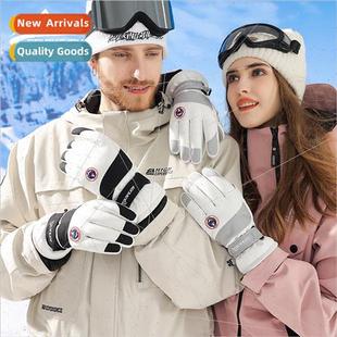 New ski gloves winter wind and water resistant padded thicke