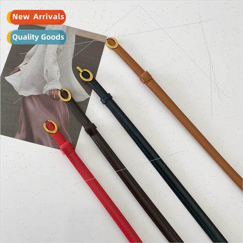 Card buckle elastic waistband fine dress simple copper buckl