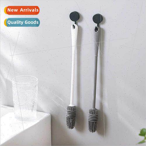 Wash cup brush long handle silicone household no dead ends s