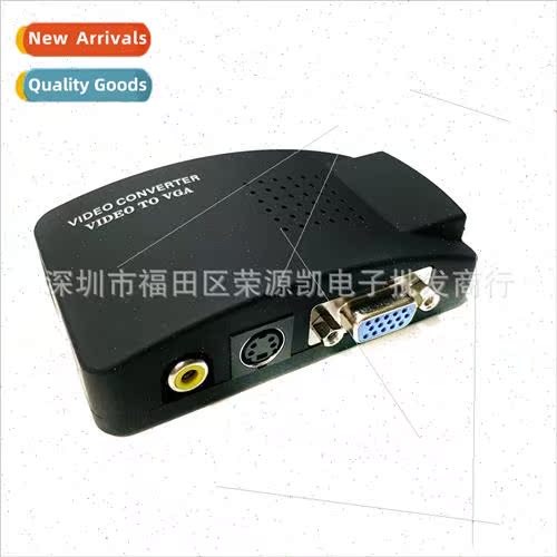 AV to VGA Video Converter VGA Converter PC to TV TV TO PC VI