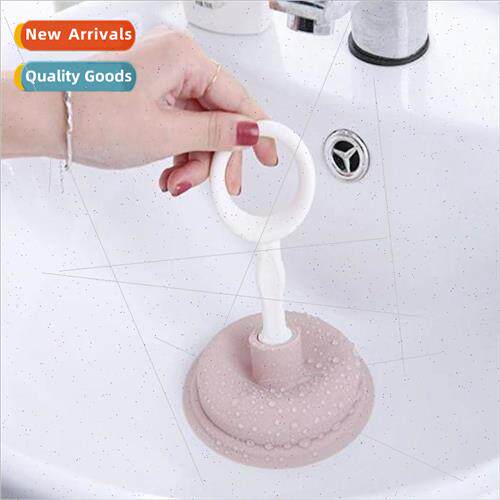 New multifunctional sink suction cup through drain pipe tool