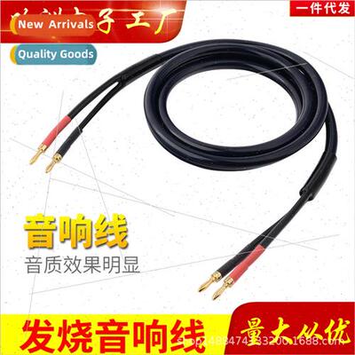Speaker cable audiophile home speaker cable pure copper bana