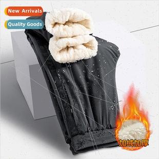 fall winter padded pants wear lambswool outside Cotton men