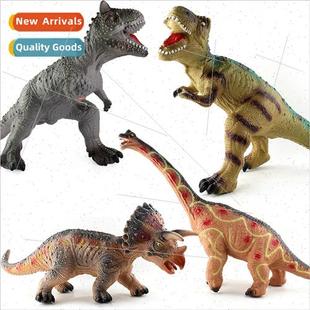 plastic dinosaur toys Large sound soft effects simulation