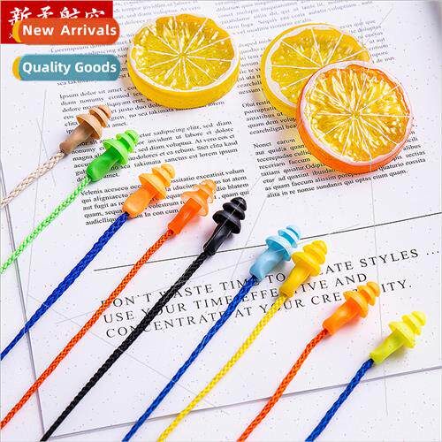 Soundprolicone Protective Earplugs wh Wire Noise Reduction L