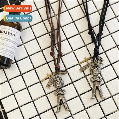 Fashion Saiyan Alloy Pendant Vintage Necklace Sweater Chain