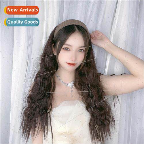 Lazy hair band wig female chemical fiber headgear new U-shap