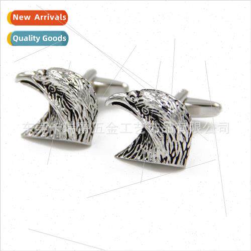 Funny eagle animal shape cufflinks drip glue French cufflink