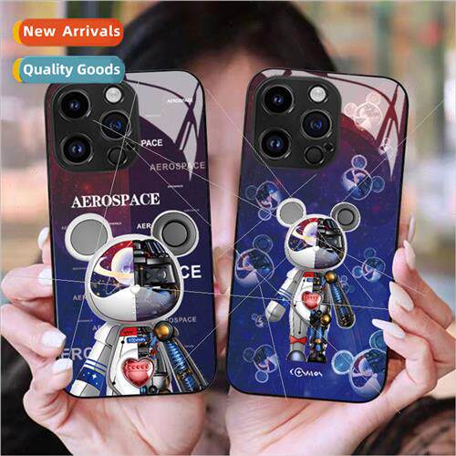 Apple 15 适用kaws tide violent bear couple iPhone 13 apple 1