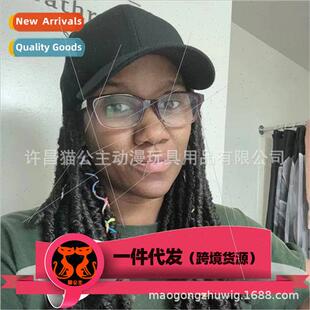 Afro Dirty Braids Dreadlock wigs chemical fiber crochet hair