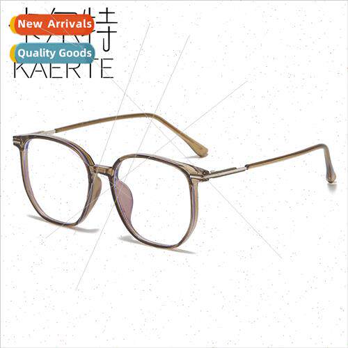 Large frame Korean eyeglasses frame female ultra-light large