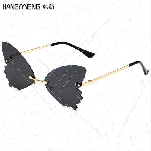 New butterfly set shooting sunglasses women dazzle ocean pie