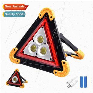 Tripod safety red light warning sign outdoor LED multifuncti