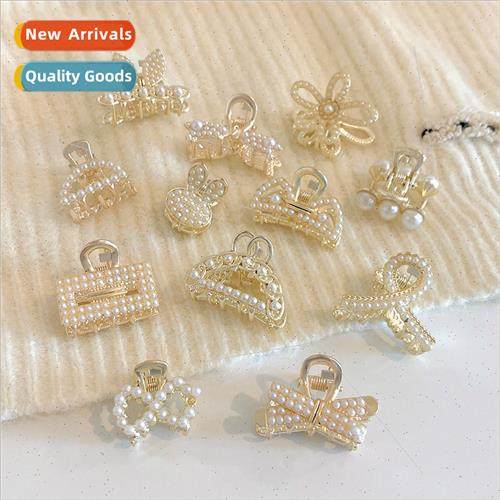 Korean small pearl hair clips teenage simplicy hair accessor