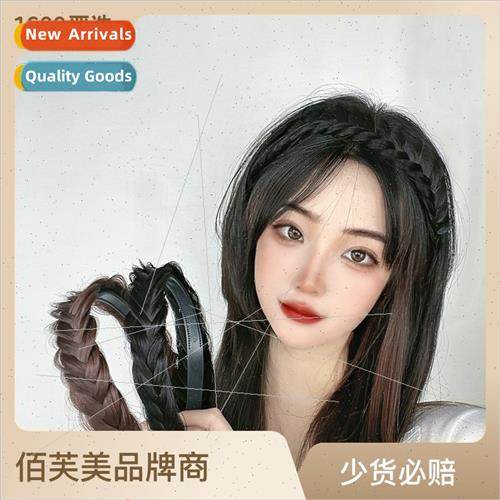 Twisted braid wig hair band headdress handmade fishbone brai