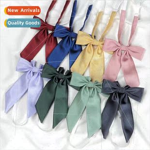 Tie Women Long Unim Shank Angled Bow Color runpaulajk Solid