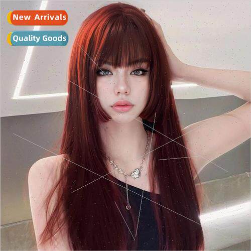 Anime Japan wig female hair long Qi bangs lola princess cut