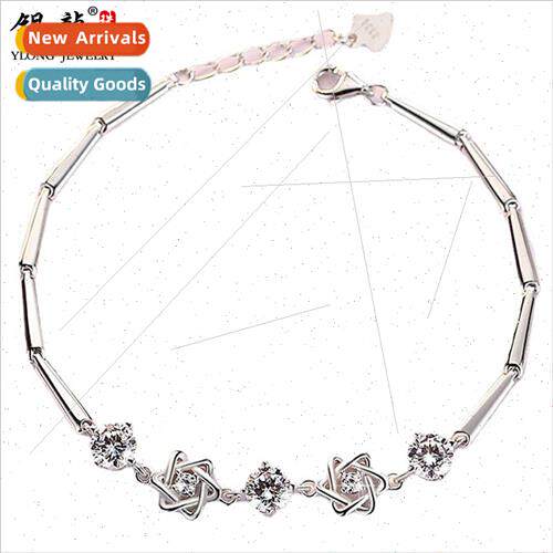 s925 six mangosteen silver bracelet female silver jewelry Ko