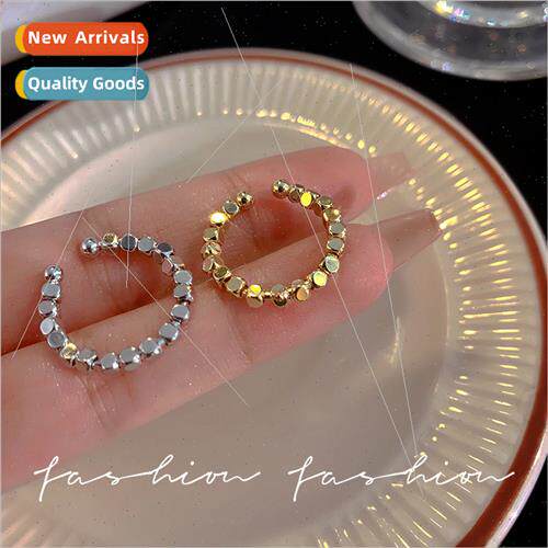 Irregular ring female ins tide hip hop open ring simple bead