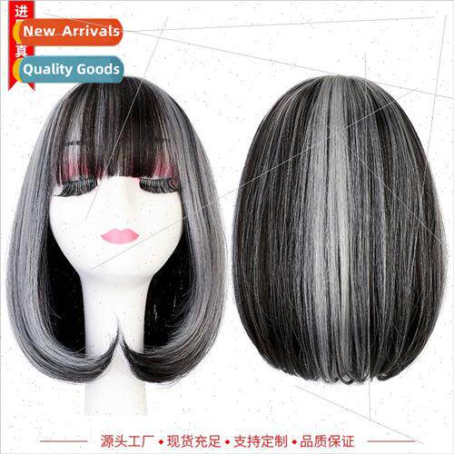 Europe pick color wig female bob o head chemical fiber high