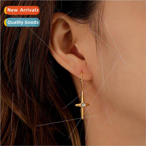 Europe fashion lerary fresh simple stainless steel 18k gold