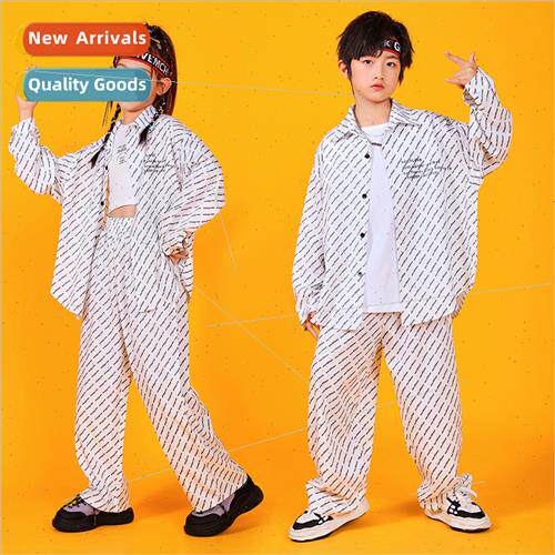 Childrens set dance tide clothing hip-hop permance costumes