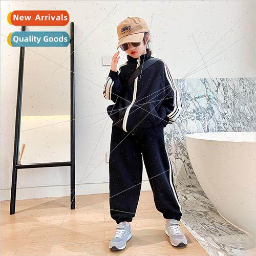 2022 new childrens clothing girls casual suit fall fashionab