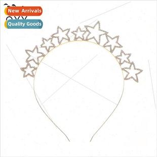 headdress rhinestone full diamonds stars Ins creative Korean