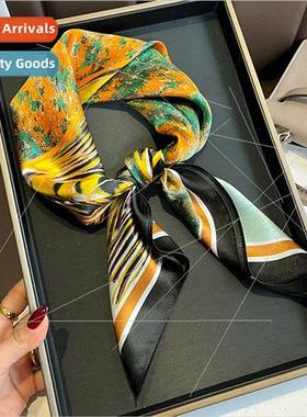 Spring Autumn thin sunset zebra grasslnature oil painting 70