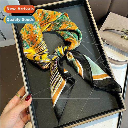 Spring Autumn thin sunset zebra grasslnature oil painting 70