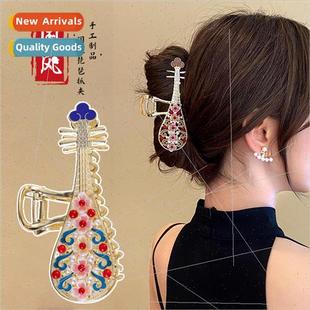 head pipa grip hair plate back female hairpin ancient tide