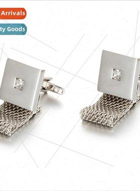 Cufflinks Aristocrat Chain Chain Cufflinks Square Whe Crysta