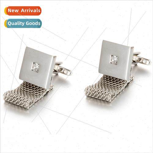 Cufflinks Aristocrat Chain Chain Cufflinks Square Whe Crysta