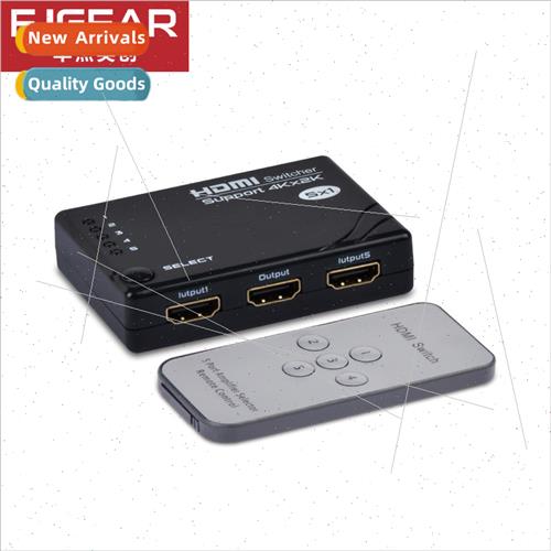 HDMI swcher five into one out mini plastic shell 4K 3D HDMI