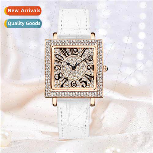 Gui g ng full diamonds square belt quartz watch diamonds adv
