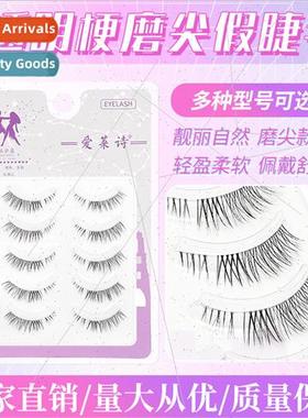 Gemini Clear Stem Fish Wire False Eyelashes Natural Crossove