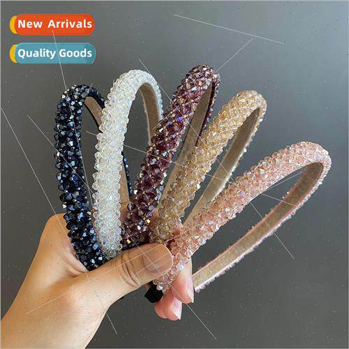 Crystal hair bands Korean not strangling head new hair bands