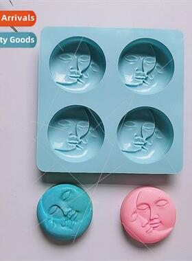 4-sided face soap 588 silicone mold cake pudding dessert mol