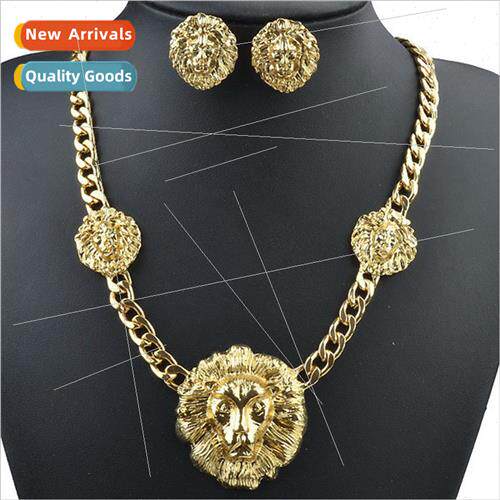 Necklace Europe Fashion Alloy Shiny Gold on Head Women Neckl