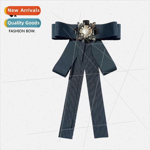 Korea College Retro Women Shirt Alloy Rhinestone Extension S