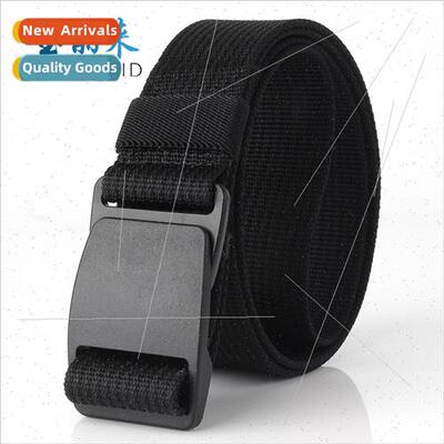 Thickened Belt Canvas Belt Woven Canvas Belt Metal  Secury N
