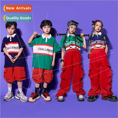 Girls Jazz Dance Costume Handsome Japanese Set Dance Permanc