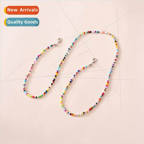 Korea new anti-lost lanyard necklace simple ethnic colorful