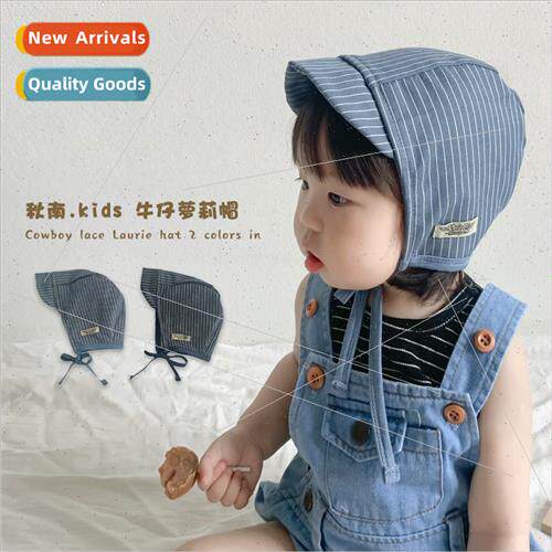 New baby hat spring fall Korean  fashion cotton chimney door