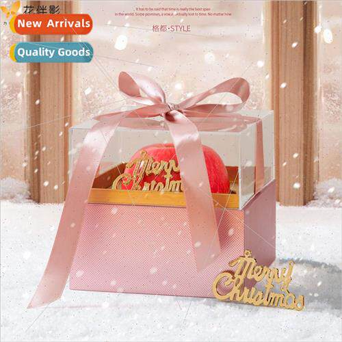 Christmas acrylic 适用Applegift box face value Rubik cube gi